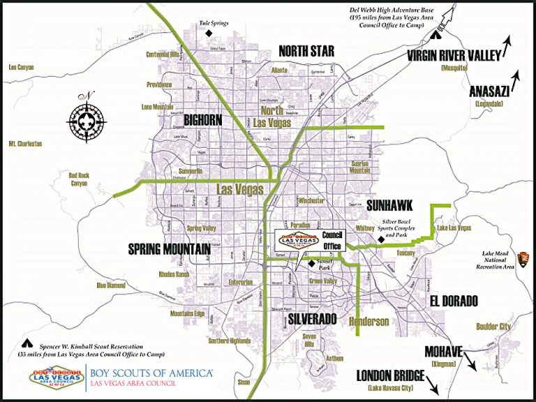 Lvac District Map – Bsa – Las Vegas Area Council