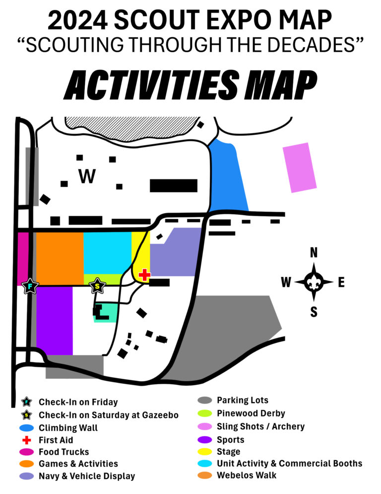 2024 Scout Expo Activities Map